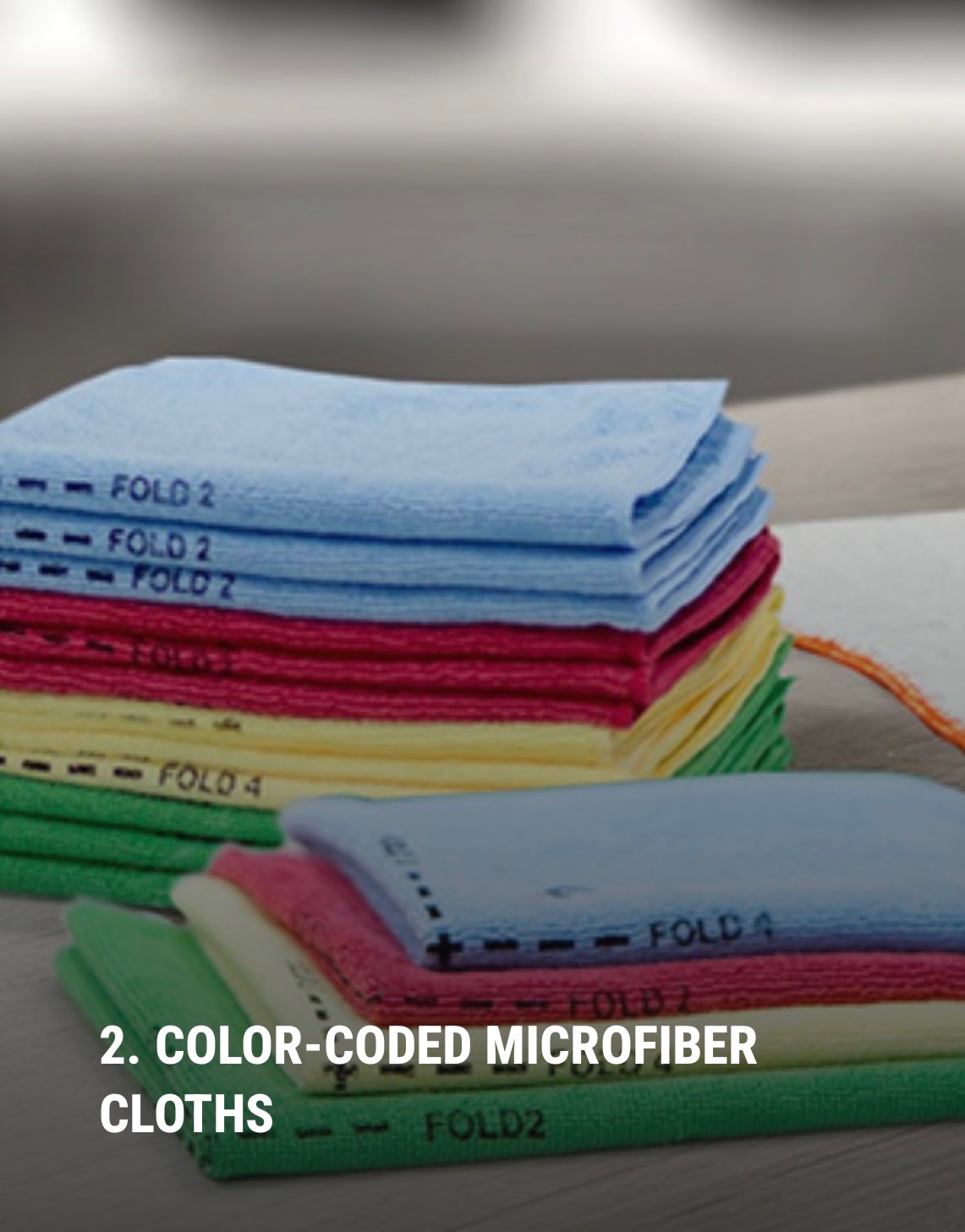 Color-Coded Microfiber Cloths